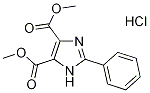 2-フェニル-1H-イミダゾール-4,5-二カルボン酸ジメチル塩酸塩 化学構造式