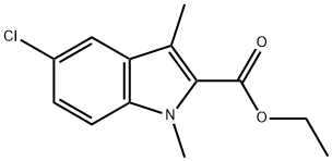 ethyl 5-chloro-1,3-dimethyl-1H-indole-2-carboxylate Structure
