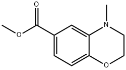 Methyl 4-methyl-3,4-dihydro-2H-1,4-benzoxazine-6-carboxylate Structure