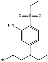 2-[3-Amino(ethyl)-4-(ethylsulfonyl)anilino]-1-ethanol 化学構造式