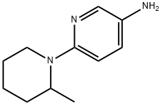 6-(2-Methyl-1-piperidinyl)-3-pyridinylamine 结构式
