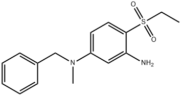 N1-Benzyl-4-(ethylsulfonyl)-N1-methyl-1,3-benzenediamine Structure