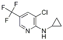 N-[3-Chloro-5-(trifluoromethyl)-2-pyridinyl]-N-cyclopropylamine 化学構造式