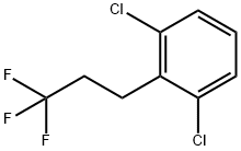 1,3-Dichloro-2-(3,3,3-trifluoropropyl)benzene Struktur