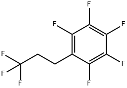 1,2,3,4,5-Pentafluoro-6-(3,3,3-trifluoropropyl)-benzene Struktur