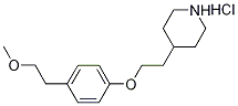4-{2-[4-(2-Methoxyethyl)phenoxy]ethyl}piperidinehydrochloride|