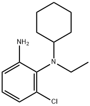 N-(2-Amino-6-chlorophenyl)-N-cyclohexyl-N-ethylamine 结构式