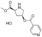 (3S,5S)-5-(Methoxycarbonyl)pyrrolidinylisonicotinate hydrochloride Struktur