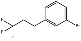 1-Bromo-3-(3,3,3-trifluoropropyl)benzene Structure