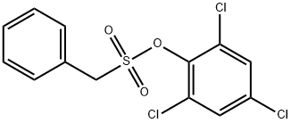 2,4,6-Trichlorophenyl phenylmethanesulfonate Struktur