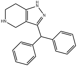 3-Benzhydryl-4,5,6,7-tetrahydro-1H-pyrazolo[4,3-c]pyridine Structure