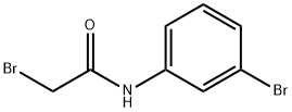 2-溴-N-(3-溴苯基)乙酰胺,83276-95-3,结构式