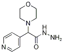 4-morpholineacetic acid, alpha-4-pyridinyl-, hydrazide|2-吗啉-4-基-2-吡啶-4-基乙酰肼