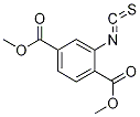 1,4-benzenedicarboxylic acid, 2-isothiocyanato-, dimethyl Structure