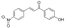 (E)-1-(4-羟苯基)-3-(4-硝基苯基)丙-2-烯-1-酮, , 结构式