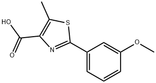 2-(3-Methoxyphenyl)-5-methyl-1,3-thiazole-4-carboxylic acid|