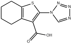 2-(1H-Tetrazol-1-yl)-4,5,6,7-tetrahydro-1-benzothiophene-3-carboxylic acid|2-四唑-1-基-4,5,6,7-四氢-苯并[B]噻吩-3-羧酸