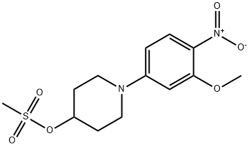 1242268-02-5 1-(3-甲氧基-4-硝基苯基)哌啶-4-基甲磺酸酯