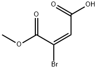 (Z)-3-Bromo-4-methoxy-4-oxo-2-butenoic acid Structure