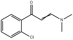 (2E)-1-(2-Chlorophenyl)-3-(dimethylamino)-prop-2-en-1-one Struktur