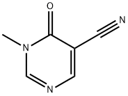 1-Methyl-6-oxo-1,6-dihydropyrimidine-5-carbonitrile Struktur