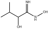 (1E)-N',2-Dihydroxy-3-methylbutanimidamide Struktur