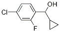 (4-Chloro-2-fluorophenyl)(cyclopropyl)methanol Struktur