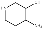 4-アミノ-3-ヒドロキシピペリジン 化学構造式
