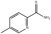 5-メチルピリジン-2-カルボチオアミド 化学構造式