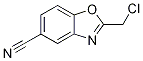2-(Chloromethyl)-5-cyano-1,3-benzoxazole Structure