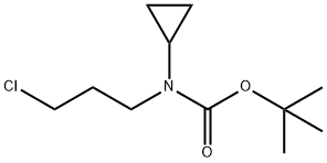 tert-Butyl (3-chloropropyl)cyclopropyl carbamate Structure