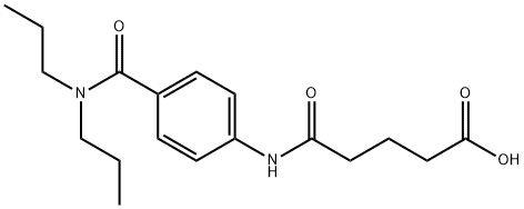 5-{4-[(DIPROPYLAMINO)CARBONYL]ANILINO}-5-OXOPENTANOIC ACID 结构式