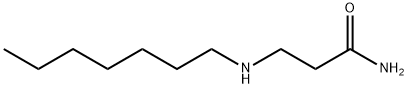 3-(HEPTYLAMINO)PROPANAMIDE 结构式