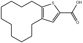 4,5,6,7,8,9,10,11,12,13-DECAHYDROCYCLODODECA[B]THIOPHENE-2-CARBOXYLIC ACID Structure