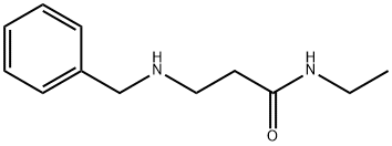 3-(ベンジルアミノ)-N-エチルプロパンアミド 化学構造式