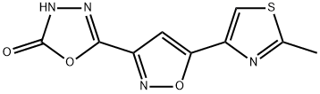 5-[5-(2-methyl-1,3-thiazol-4-yl)isoxazol-3-yl]-1,3,4-oxadiazol-2(3h)-one Structure