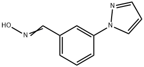 (E)-3-(1H-吡唑-1-基)苯甲醛肟, 1017782-43-2, 结构式