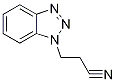 3-(1H-1,2,3-苯并三唑-1-基)丙腈, , 结构式