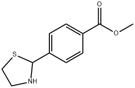 methyl 4-(1,3-thiazolan-2-yl)benzenecarboxylate Structure
