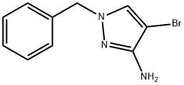 1-Benzyl-4-bromo-1H-pyrazol-3-amine Struktur