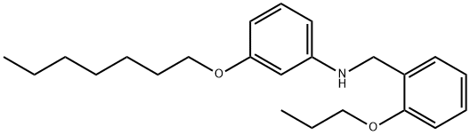 3-(Heptyloxy)-N-(2-propoxybenzyl)aniline|