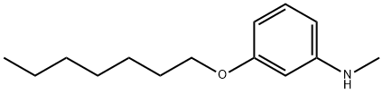 3-(Heptyloxy)-N-methylaniline 结构式