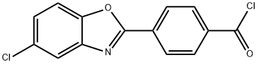 4-(5-Chloro-1,3-benzoxazol-2-yl)benzoyl chloride Structure
