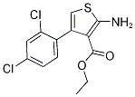 Ethyl 2-amino-4-(2,4-dichlorophenyl)thiophene-3-carboxylate Structure
