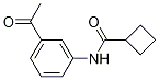 N-(3-Acetylphenyl)cyclobutanecarboxamide Structure