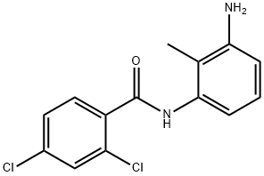 N-(3-Amino-2-methylphenyl)-2,4-dichlorobenzamide Structure