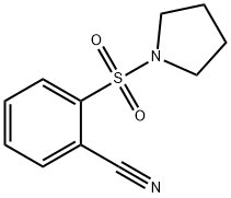 2-(pyrrolidin-1-ylsulfonyl)benzonitrile Structure