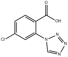 4-chloro-2-(1H-tetrazol-1-yl)benzoic acid Structure