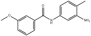 N-(3-amino-4-methylphenyl)-3-methoxybenzamide Struktur