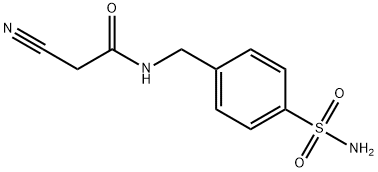 N-[4-(aminosulfonyl)benzyl]-2-cyanoacetamide Structure